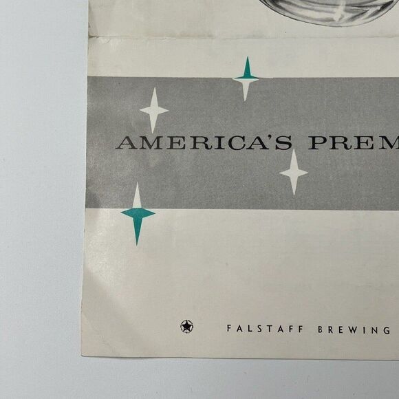 Light-Hearted Living Vintage Sheet Music Falstaff Beer Ad Piano Voice 1960 - Picture 4 of 5